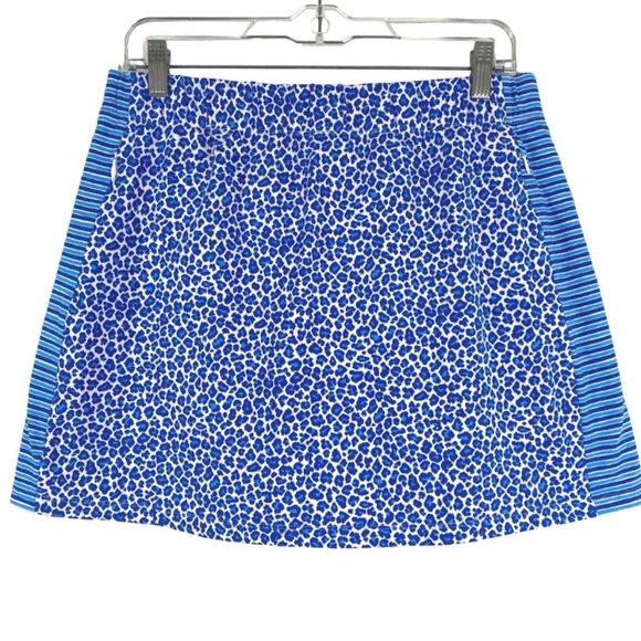 J.McLaughlin Catalina Tennis Skort Leopard Blue size XS - Picture 1 of 5